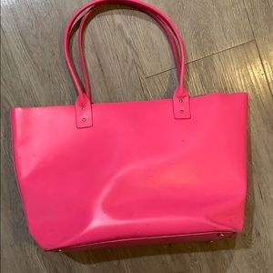 Kate Spade pink shopper tote